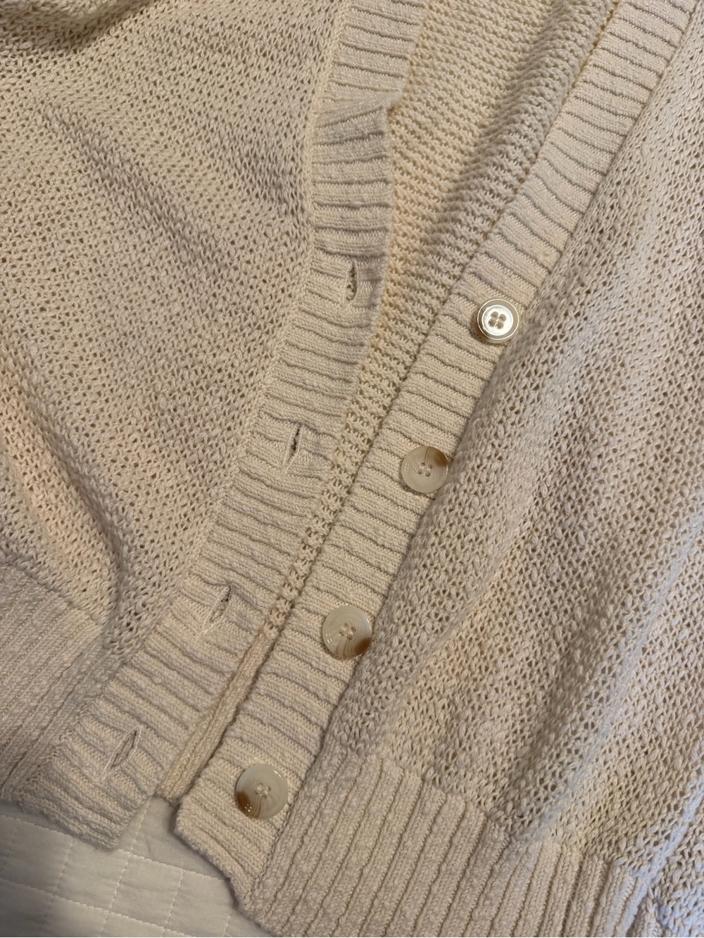 LOFT Button Front Cardigan - Picture 3 of 4